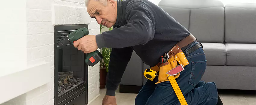 New Indoor Fireplace Installation in Elmont, New York