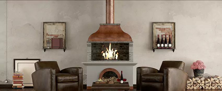 Thelin Hearth Products Providence Pellet Insert Fireplace Installation in Elmont, NY